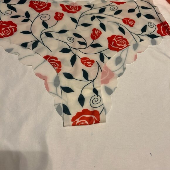 Morvia 3pk Floral Blue Colors High Leg Woman’s panties XXL Lingerie Seamless - Picture 9 of 10